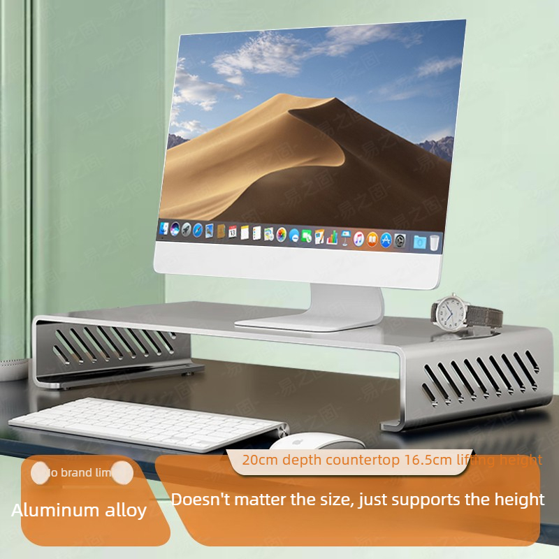 Desk Setup Monitor And Laptop - حامل شاشة الكمبيوتر منظم مكتب مريح