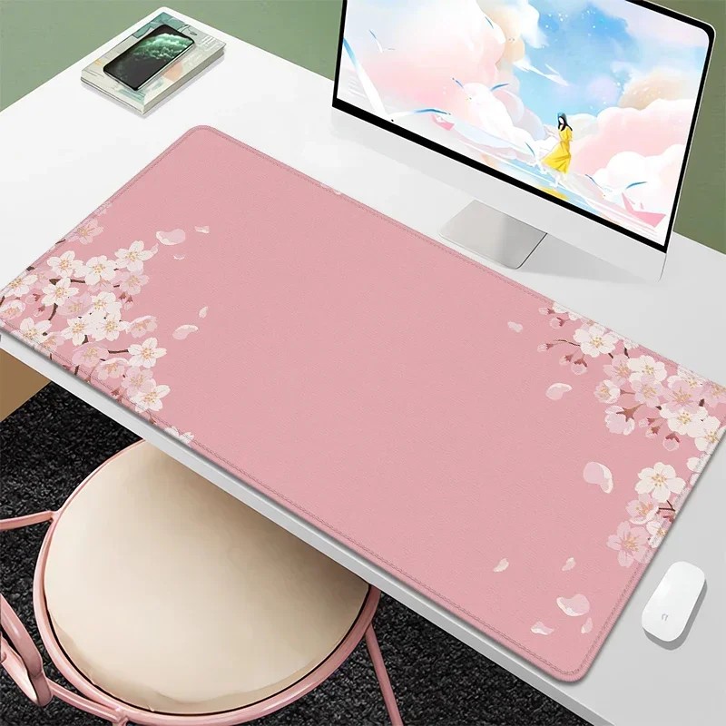 Desk Setup Girly - وسادة ماوس كبيرة من VIKAMA بتصميم