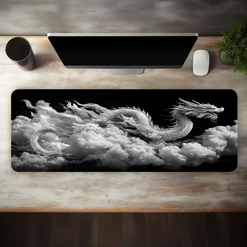 لوحة ماوس للألعاب بتصميم التني - مراجعة Desk Setup Black And White وسعره