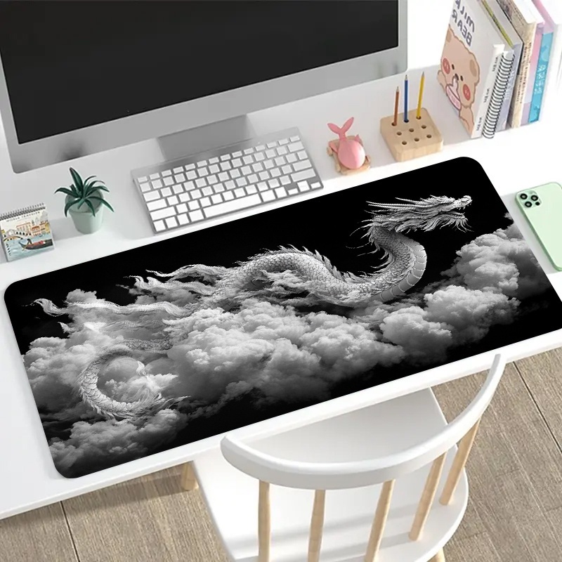 لوحة ماوس للألعاب بتصميم التني - مراجعة Desk Setup Black And White وسعره