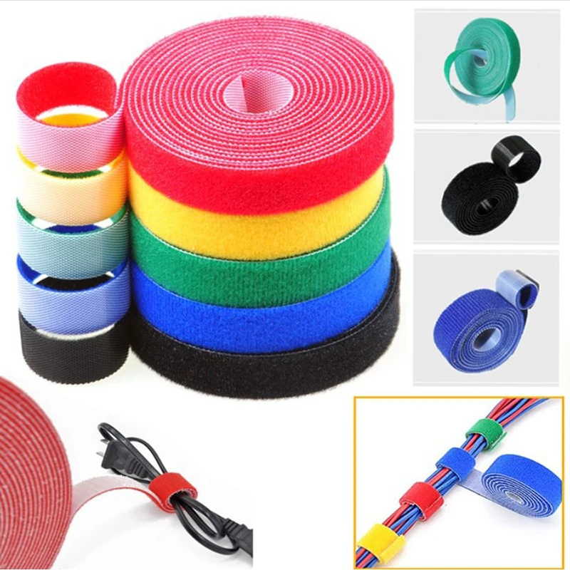 1/2/3 قطع منظم كابلات قابل لإع - مراجعة Cable Velcro Strap وسعره