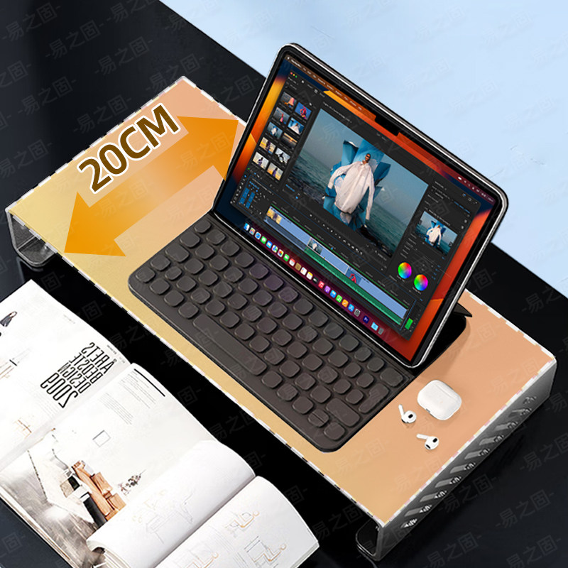 حامل شاشة الكمبيوتر منظم مكتب  - مراجعة Desk Setup Monitor And Laptop وسعره