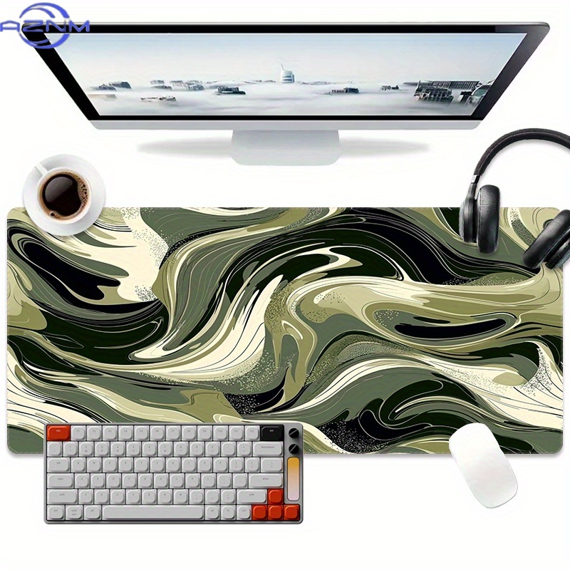 لوحة ماوس ألعاب كبيرة الحجم -  - مراجعة Desk Setup Black And White وسعره