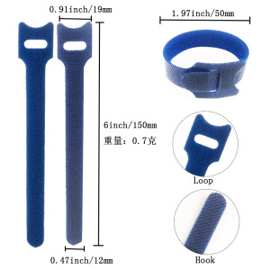 10 قطعة العلاقات الحبل ذاتية ا - مراجعة Cable Velcro Strap وسعره