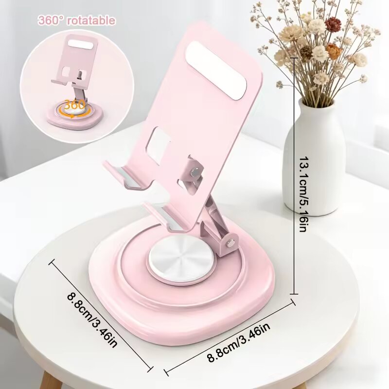 حامل هاتف مكتبي قابل للطي وقاب - مراجعة Desk Setup Stand وسعره