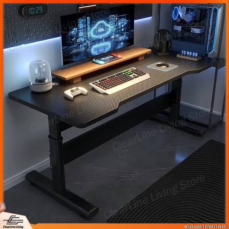 مكتب ألعاب كهربائي قابل لتعديل - مراجعة Desk Setup Streaming وسعره