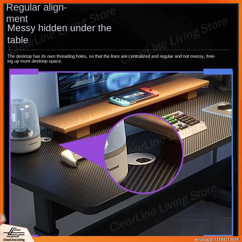 مكتب ألعاب كهربائي قابل لتعديل - مراجعة Desk Setup Streaming وسعره