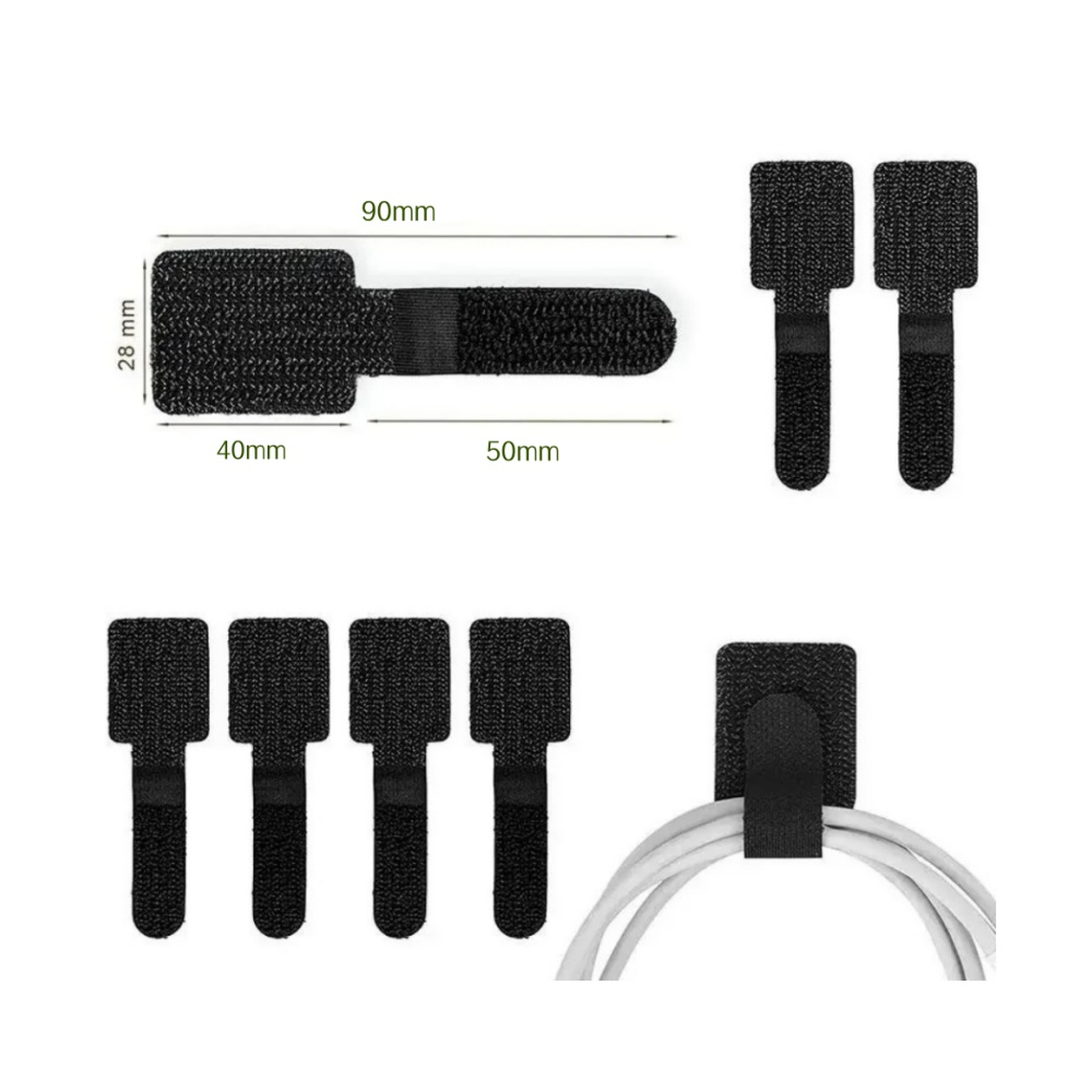 أربطة كابلات لاصقة ذاتيًا قابل - مراجعة Cable Velcro Strap وسعره