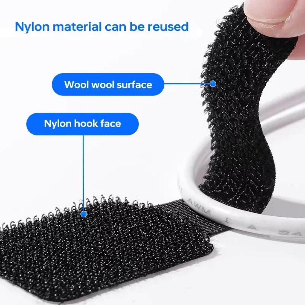 أربطة كابلات لاصقة ذاتيًا قابل - مراجعة Cable Velcro Strap وسعره