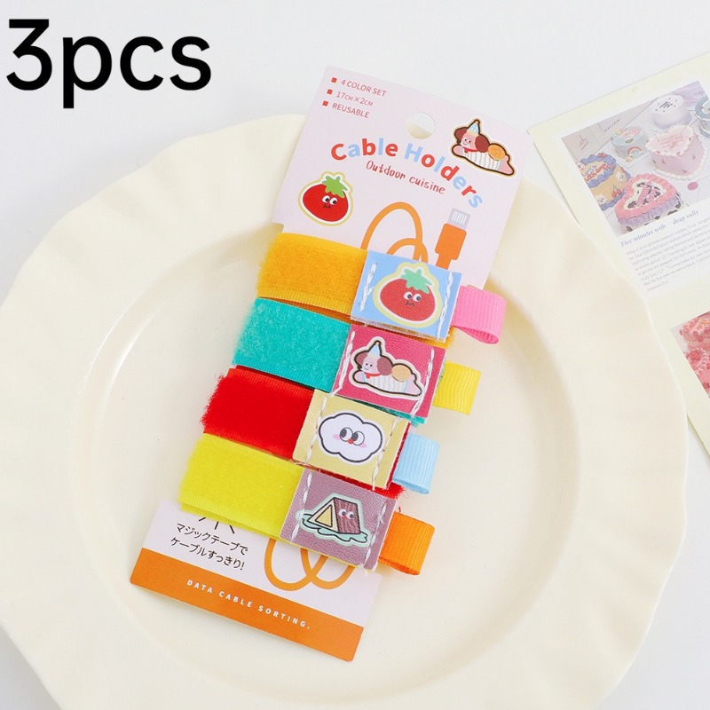 3 قطع من أغطية الكابلات القابل - مراجعة Cable Velcro Strap وسعره