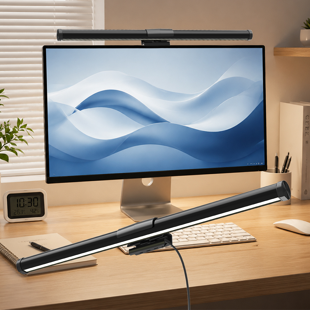 2 قطعة شريط إضاءة للشاشة، إضاء - مراجعة Desk Setup No Monitor وسعره
