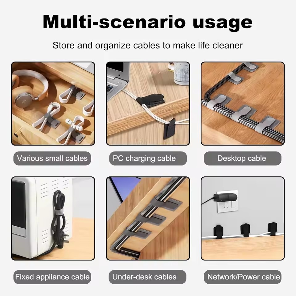 جديد قابلة لإعادة الاستخدام كا - مراجعة Cable Velcro Strap وسعره