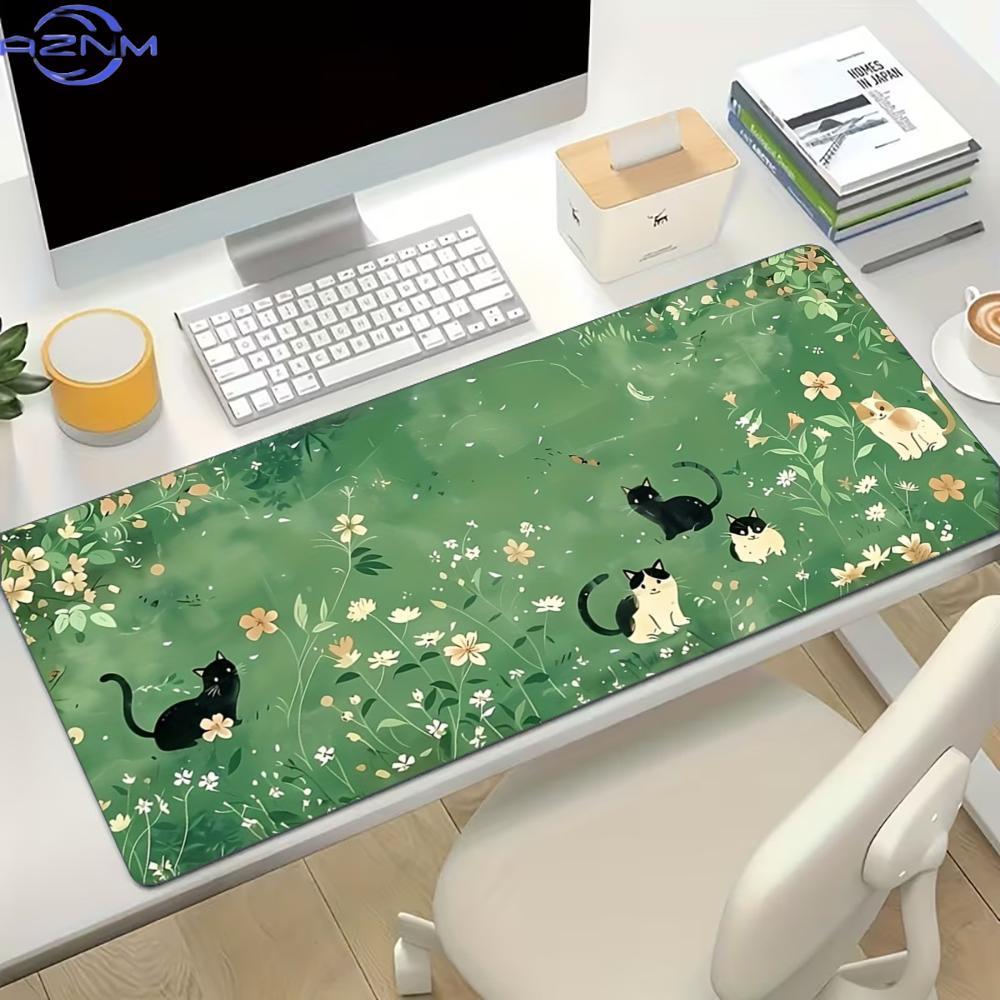 بساط ماوس ألعاب كبير بتصميم قط - مراجعة Desk Setup Designer وسعره