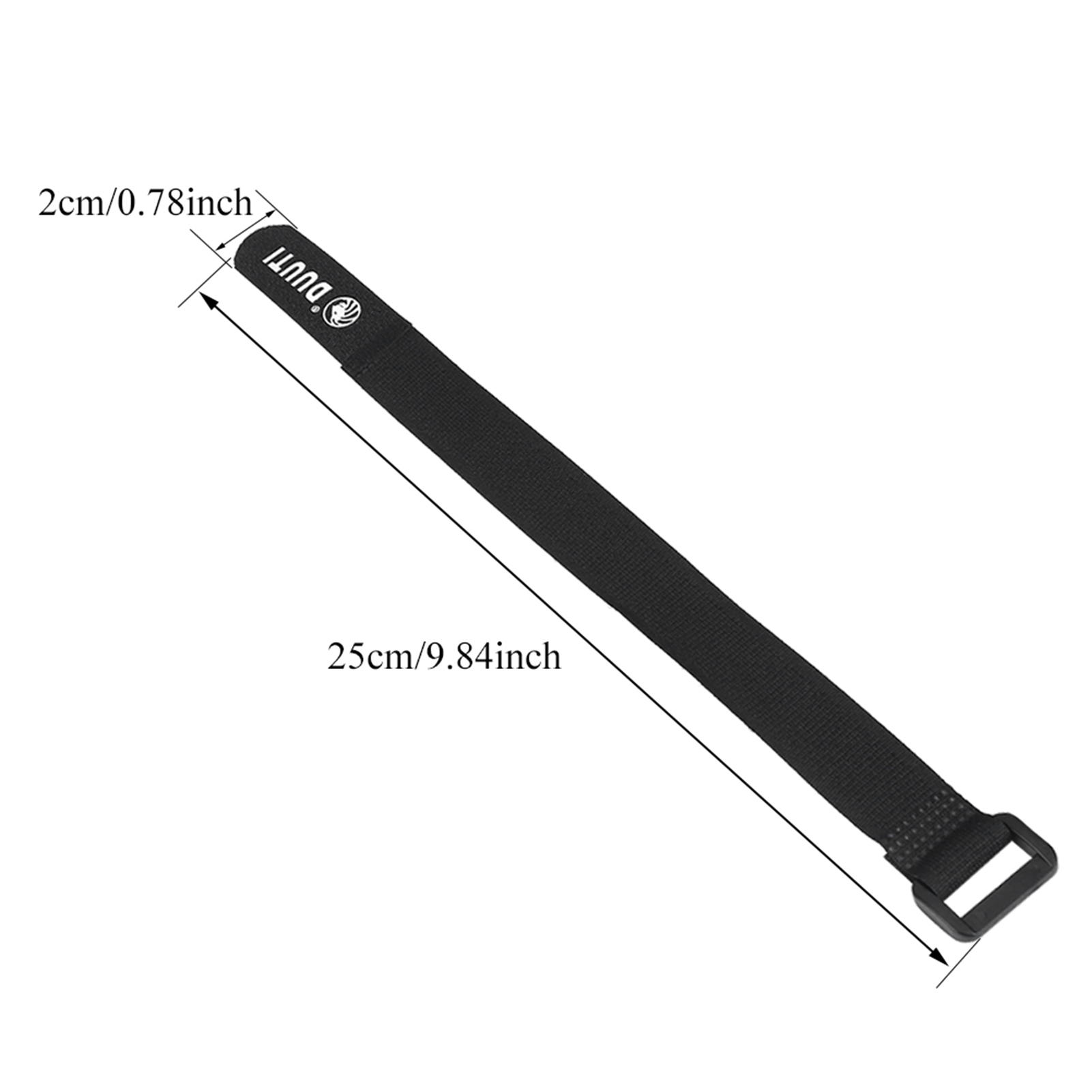 DUUTI 25 سنتيمتر دراجة الأشرطة - مراجعة Cable Velcro Strap وسعره