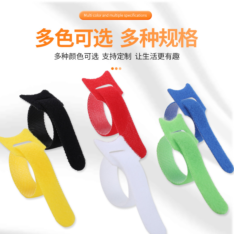 10 قطع من سلك ربط بسحاب فيلكرو - مراجعة Cable Velcro Strap وسعره