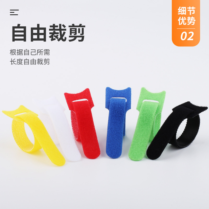 10 قطع من سلك ربط بسحاب فيلكرو - مراجعة Cable Velcro Strap وسعره