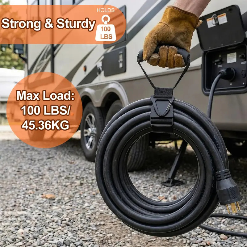حزام تخزين محمول عالي التحمل م - مراجعة Cable Velcro Strap وسعره