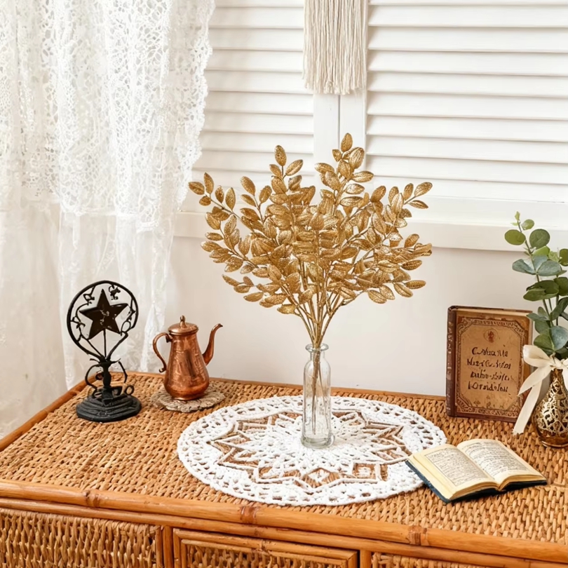 10 قطع من النباتات الاصطناعية  - مراجعة Desk Setup Plants وسعره
