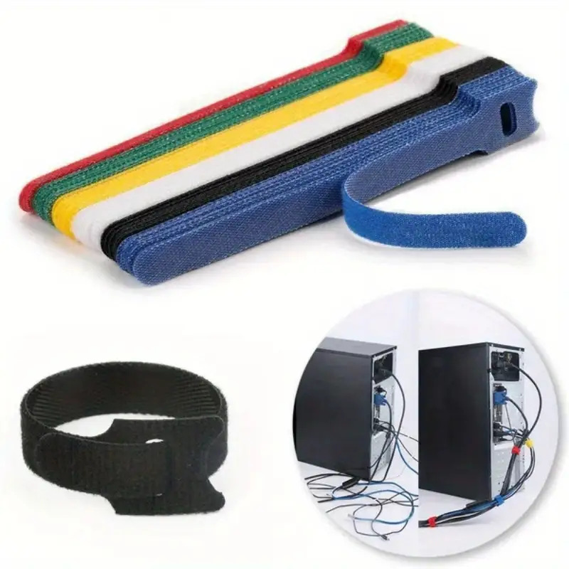 30 قطعة من أربطة الكابلات القا - مراجعة Cable Velcro Strap وسعره