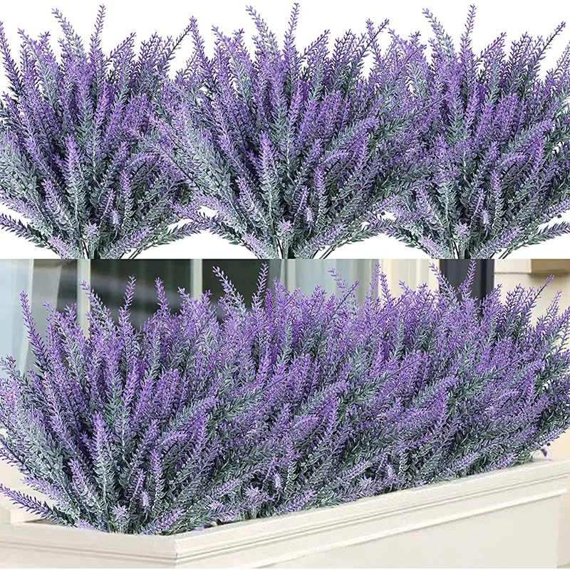 1 حزمة الأرجواني الاصطناعي زهو - مراجعة Desk Setup Plants وسعره