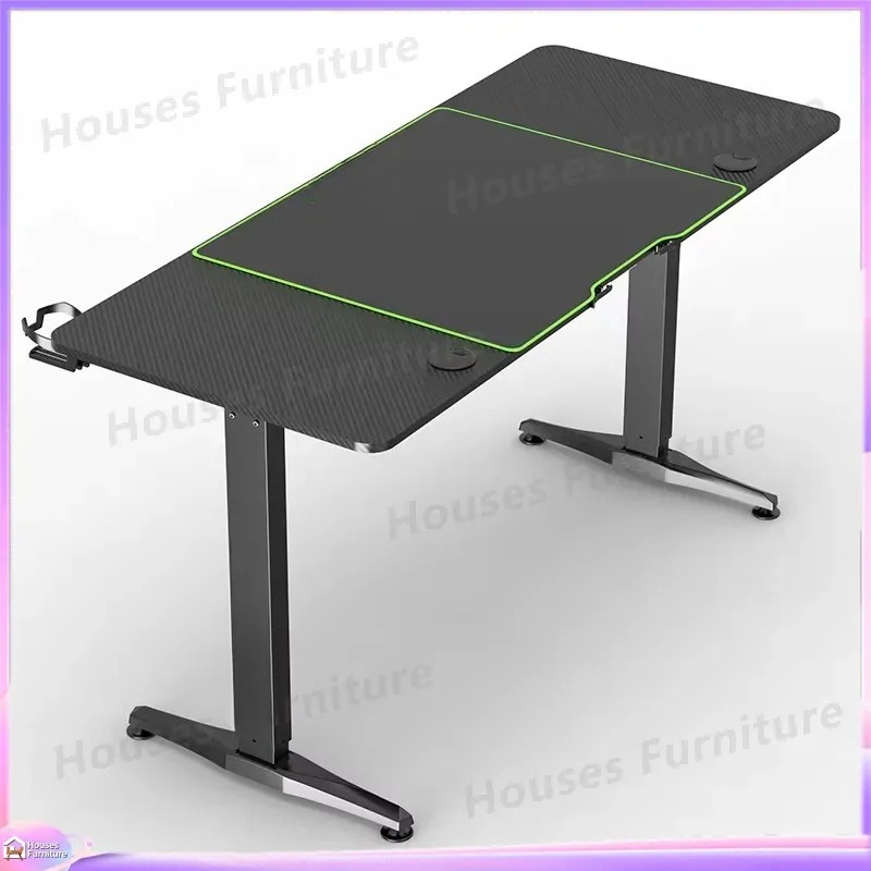 مكتب ألعاب كبير مع إضاءة LED R - مراجعة Desk Setup Designer وسعره