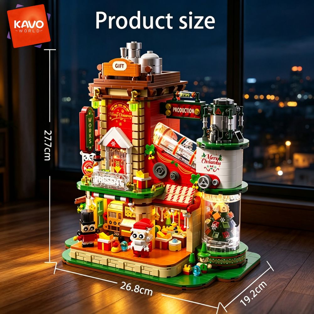 مجموعة بناء KAVOWORLD 2775 قطع - مراجعة Desk Setup Build وسعره