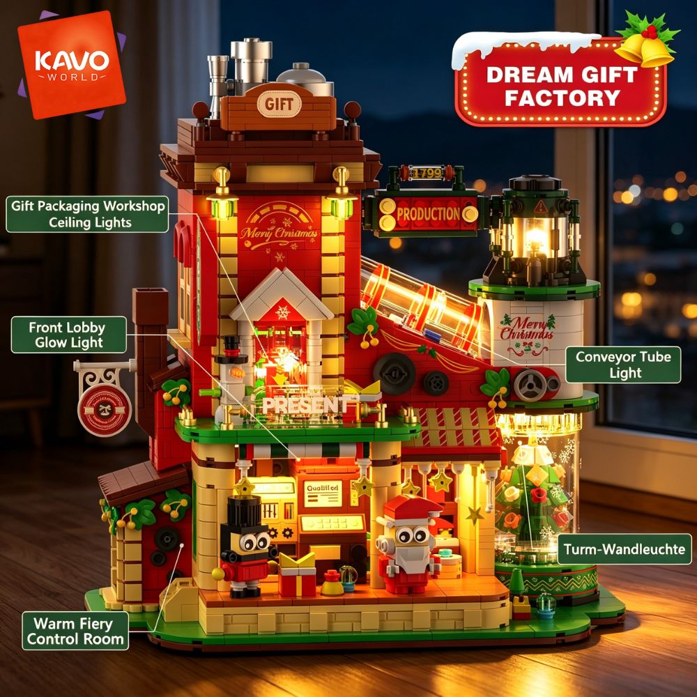 مجموعة بناء KAVOWORLD 2775 قطع - مراجعة Desk Setup Build وسعره