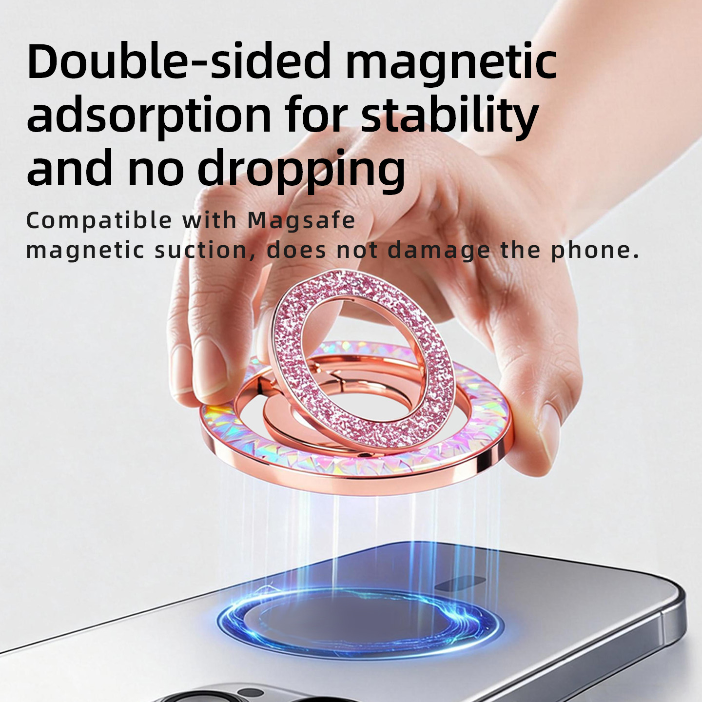 حامل مغناطيسي قوي مزدوج الجوان - مراجعة Dual Phone Holder وسعره