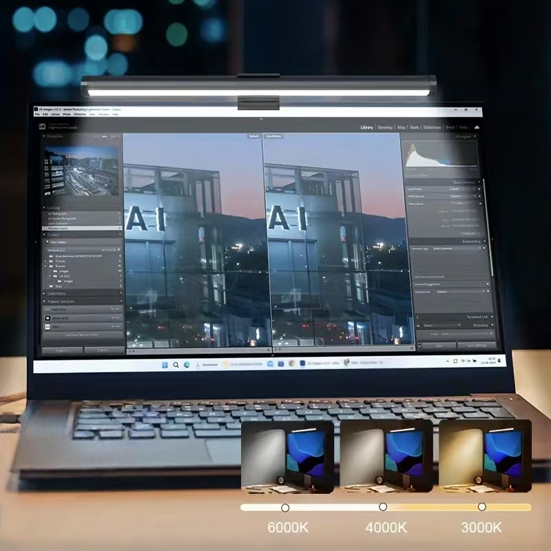 مصباح مكتب LED قابل للتعليق عل - مراجعة Desk Setup No Monitor وسعره
