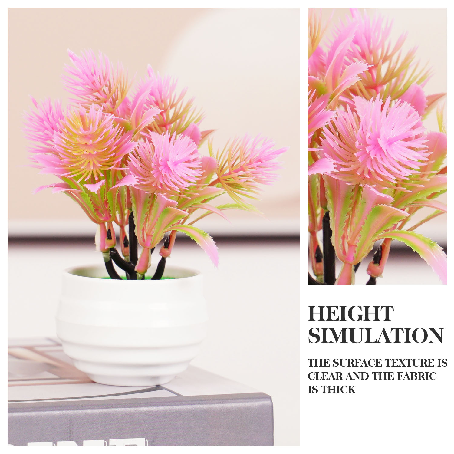 نباتات بونساي صغيرة اصطناعية ب - مراجعة Desk Setup Plants وسعره